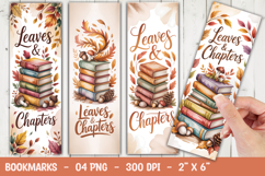 Leaves Chapters Bookmark Sublimation Product Image 1