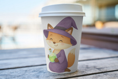 Watercolor Witch Clipart Set Cute Magical Witches, Animals Product Image 8