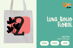 Luna Boho Floral Monogram Product Image 1