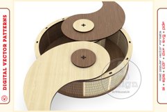 Box Organizer v17 - laser cut file - Glowforge ready SVG Product Image 8