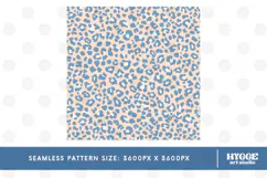 American 4th of July USA Patriotic Leopard Seamless Pattern Product Image 2