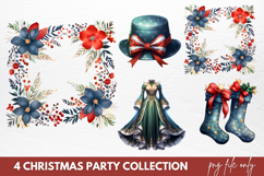 Christmas Party Clipart Sublimation Product Image 1