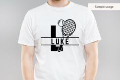 Tennis Monogram SVG Bundle A Z Alphabet Letters Product Image 8
