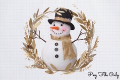 Gold and Black Christmas Clipart Bundle PNG Product Image 9