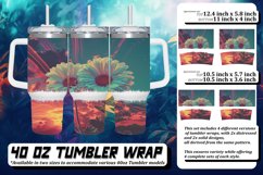 Retro Vintage Floral Tumbler: Vibrant Sublimation Product Image 1