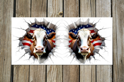 Cow &amp; wall | 4 Mug Sublimation designs, PNG Product Image 4