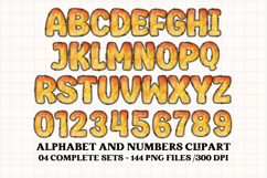 Summer Alphabet clipart, summer letters doodle Product Image 2