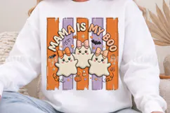 Mama Is My Boo PNG, Cute Ghosts Halloween Sublimation Product Image 7