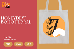 Honeydew Boho Floral Monogram Product Image 1