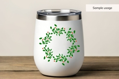 Christmas Wreath SVG Bundle - Holiday Greenery Frames Product Image 6