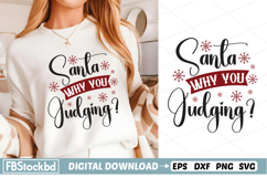 Christmas SVG Bundle, Merry Christmas SVG, Santa SVG, SVG Product Image 4