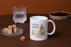 Coastal Book Lover Clipart PNG Bundle Product Image 7