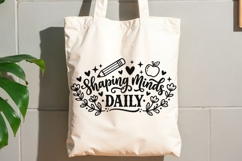 Shaping Minds Daily Svg, Back To School Svg, Teaching Svg. Product Image 9