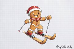 Christmas Gingerbread Man Clipart Bundle PNG Product Image 9
