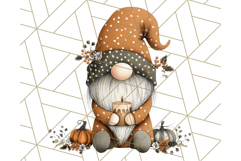 Thanksgiving Gnome Clipart PNG Cute Fall Gnomes, Gnome Png Product Image 4