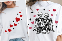 Valentines Day Skeleton PNG, Funny Valentines Day, Skeleton Product Image 2