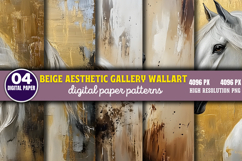 Beige Aesthetic Gallery Wall Art PNG Product Image 1