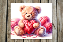 Valentine teddy bears | 4 love Skinny tumbler designs P2 Product Image 4