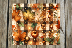 Abstract Autumn | fall Skinny Tumbler Sublimation design P2 Product Image 4