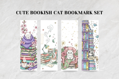 Bookish Cat Bookmark Set,Cute Cat Page Marker for Book Lover Product Image 8