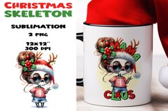 Christmas skeleton Sublimation BUNDLE PNG. Product Image 9