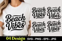 Summer Vibes SVG PNG Product Image 1