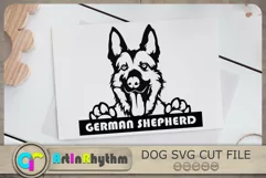German Shepherd Svg, Dog Monogram Svg, Dog Svg, Pet Svg Product Image 2