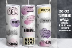 Mothers Day Tumbler Wrap 20 oz Skinny Tumbler Sublimation Product Image 1