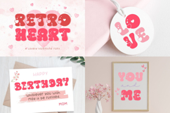 25 Romantic Heart Font Bundle Product Image 4