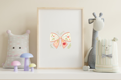 Embroidery Style Coquette Bow Clipart, garden spring bow PNG Product Image 7