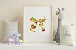 Farmer’s Market Coquette Bow Clipart, PNG Product Image 7