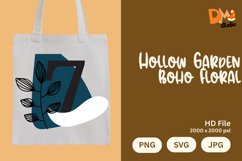 Hollow Garden Boho Floral Monogram Product Image 1