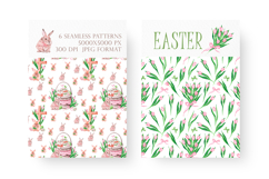 Easter traditions watercolor set. Happy Easter! Product Image 8