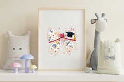 Graduation Coquette Bow Clipart, graduation cap bow Product Image 8