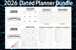 best simple 2026 dated planners bundle 4 Product Image 4