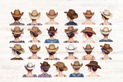 Messy Bun Woman Clipart Huge Bundle Product Image 4