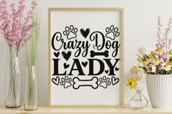 Crazy Dog Lady Svg, Dog Mom Svg, Funny Dog Lover Svg. Product Image 9