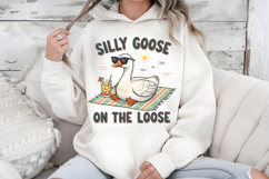 Silly Goose On The Loose PNG, Summer Goose Beach Sublimation Product Image 7