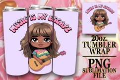 Happy Hearts 20oz tumbler wrap, Mother's Day Product Image 1