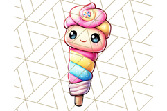 Sweet Treat Face PNG Clipart, Cute Kawaii Dessert Art Png Product Image 4