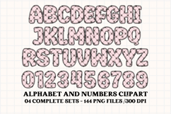Shabby Chic letters doodle, shabby chic png alphabet clipart Product Image 2