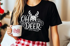 Oh Deer Svg, Christmas Reindeer Svg, Kids Christmas Svg. Product Image 7