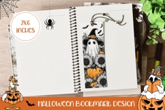 Halloween Bookmark Design, Halloween Ghost Bookmark PNG Product Image 1