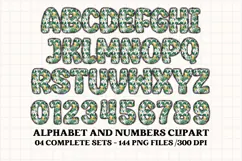 Earth Day Alphabet png clipart, earth day letters doodle Product Image 2