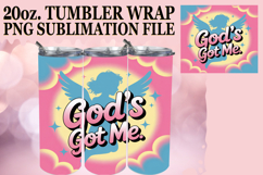 Vibrant Mornings 20oz tumbler wrap, Religious Product Image 1