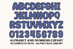 Cowboy Kid Alphabet png clipart, cowboy letters doodle Product Image 2