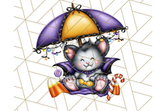 Summerween Beach Party Clipart PNG, Halloween Beach Art Product Image 4