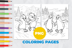 Northern penguin Coloring Pages | Coloring book Product Image 1
