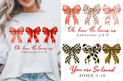 You Are So Loved PNG, Oh How He Loves Us PNG, Valentine PNG Product Image 2