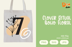 Clover Ritual Boho Floral Monogram Product Image 1